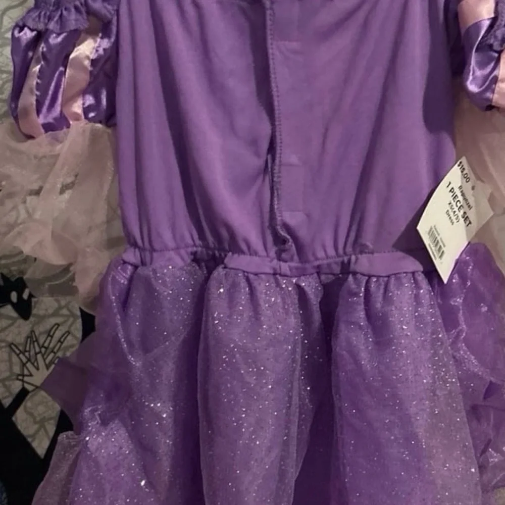 Tangled Rapunzel Costume for Children, Girls XS (4/5) - Picture 4 of 8
